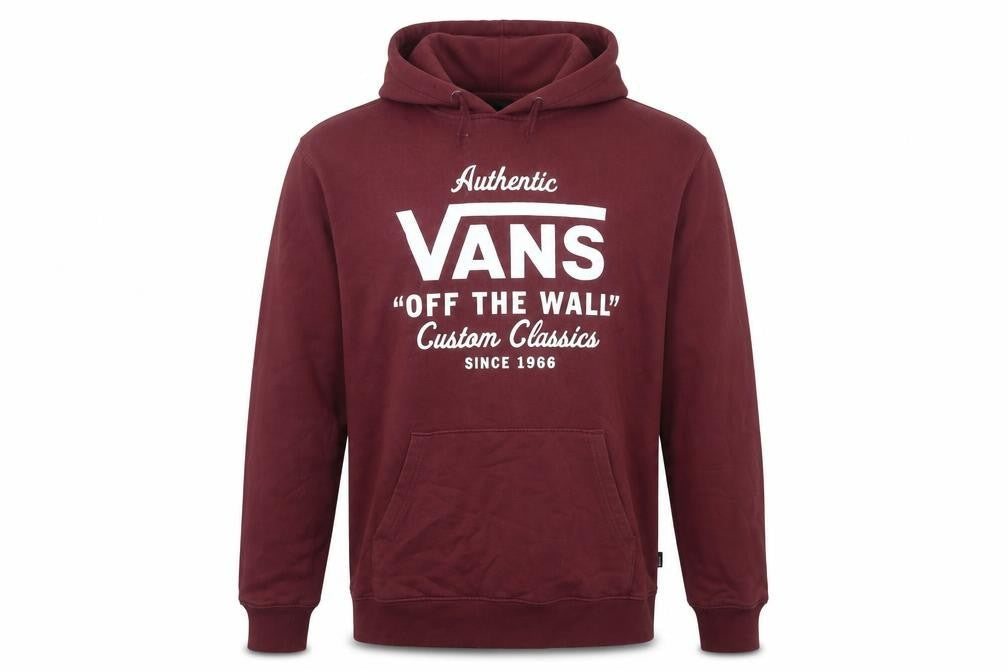 Mens UK S Regular VANS Red Pullover Hoodie