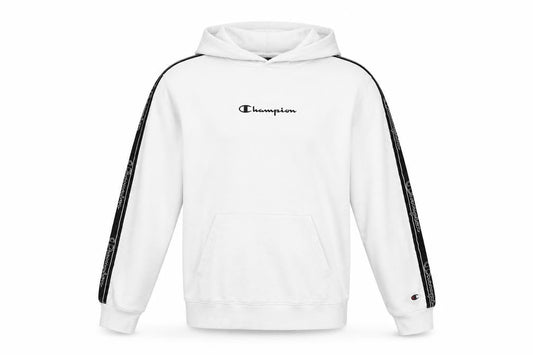 Mens UK M Regular Champion White Pullover Hoodie