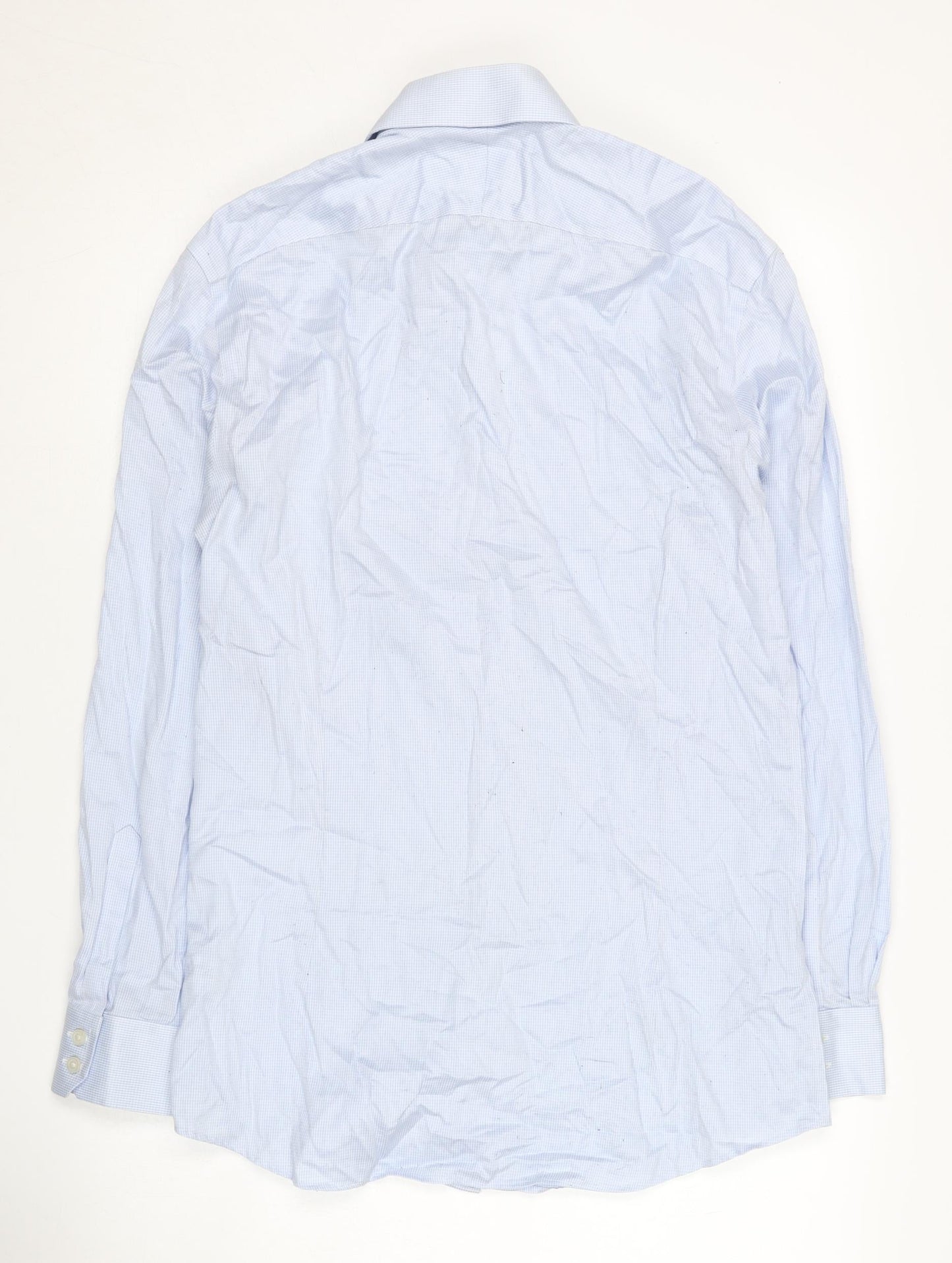 Charles Tyrwhitt Men's Blue Extra-Slim Casual Shirt 15