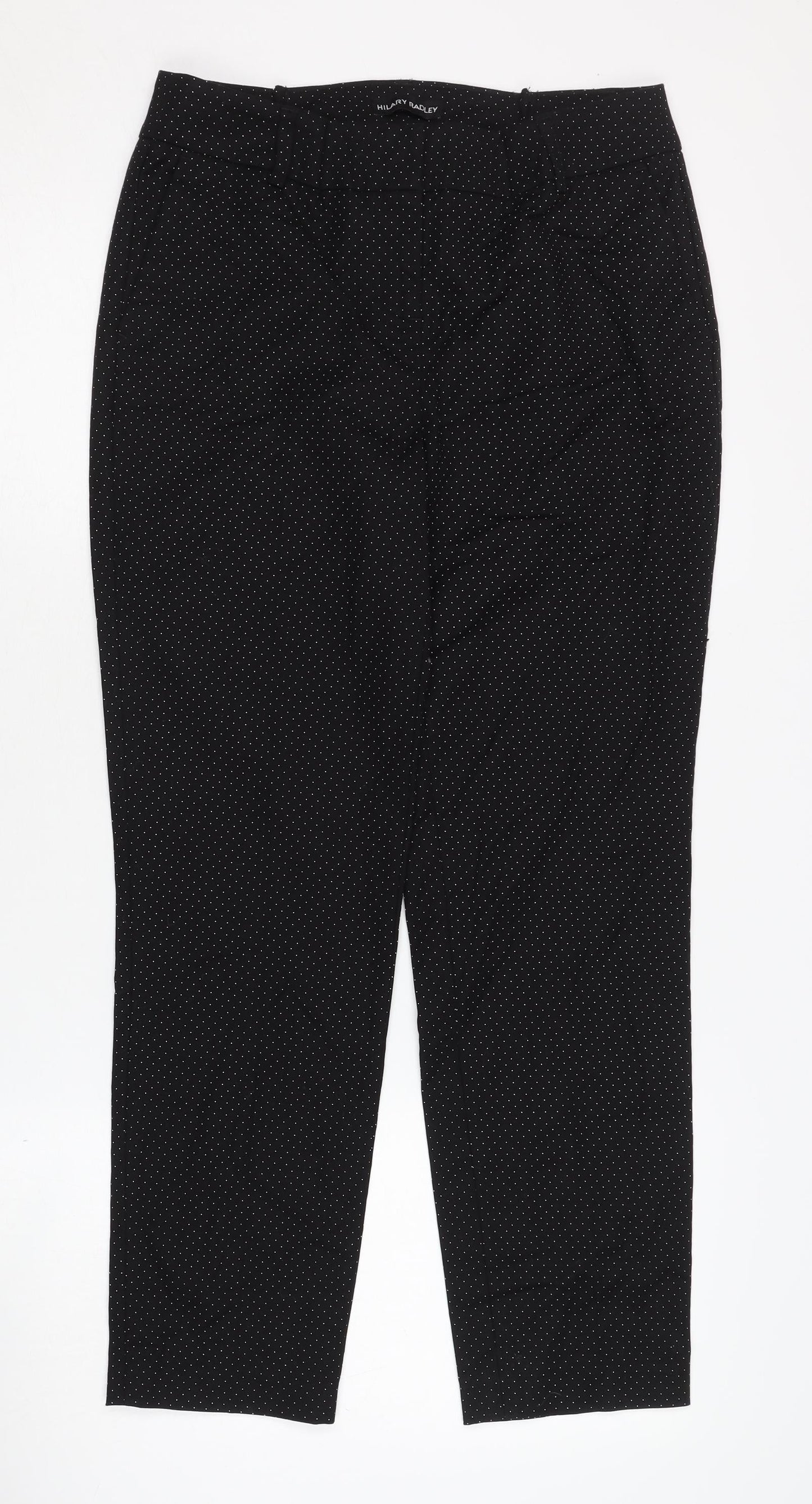 Hilary Radley Women's Black Cropped Trousers, Size 8