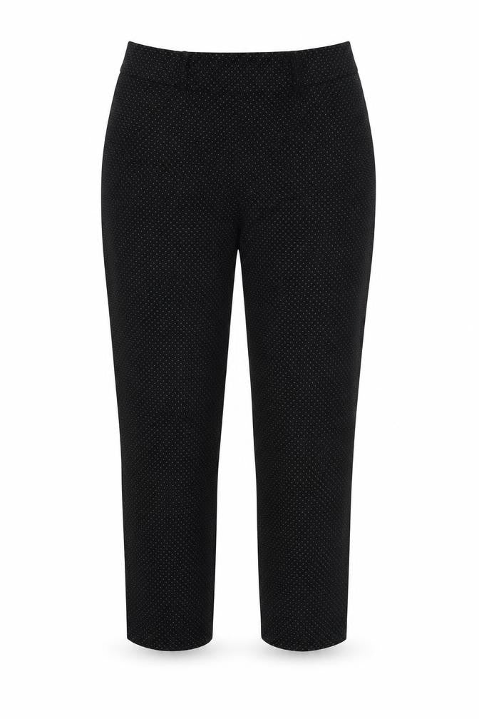 Hilary Radley Women's Black Cropped Trousers, Size 8