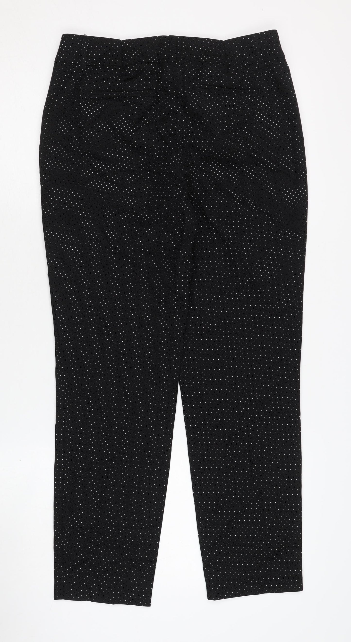 Hilary Radley Women's Black Cropped Trousers, Size 8