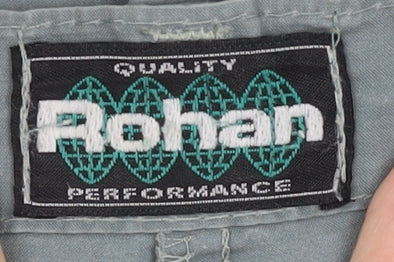 Rohan Men's Grey Trousers, Size 34, Zip Pockets