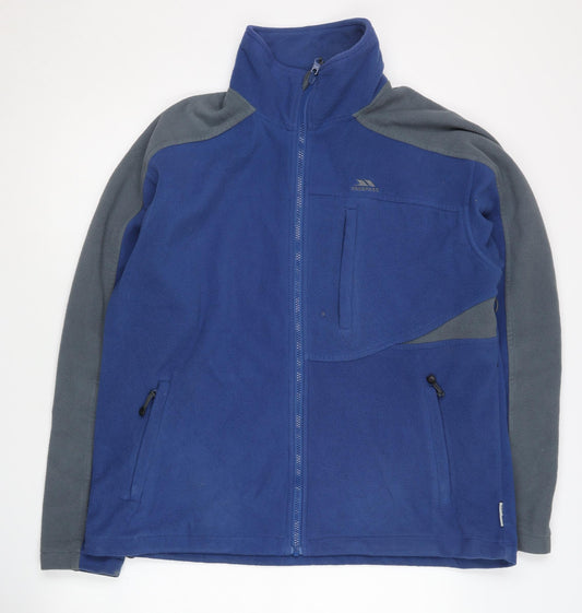 Trespass Men's Blue M Fleece Jacket with Pockets