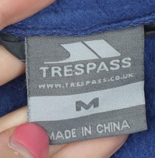 Trespass Men's Blue M Fleece Jacket with Pockets