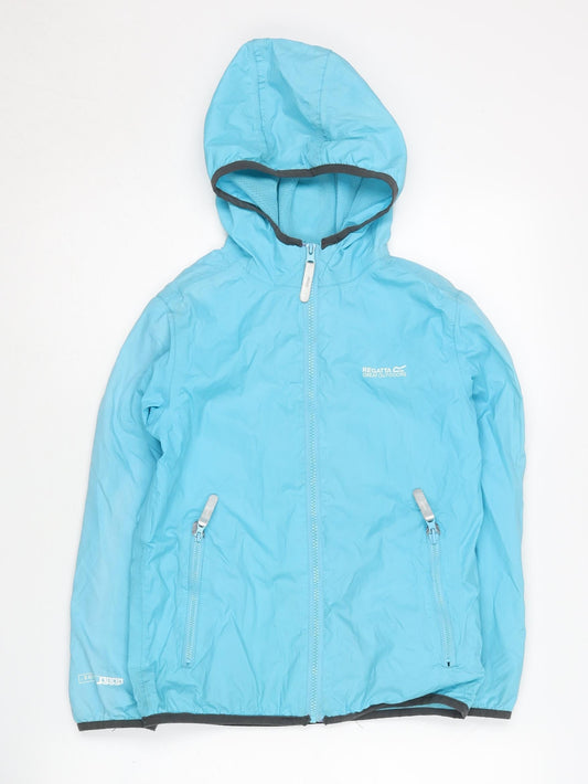 Regatta Boys Blue Windbreaker Jacket 9-10 Yrs