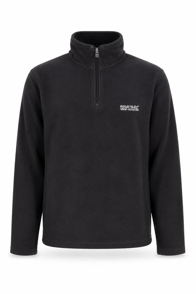 Mens UK S Regular Regatta Black Pullover Sweatshirt