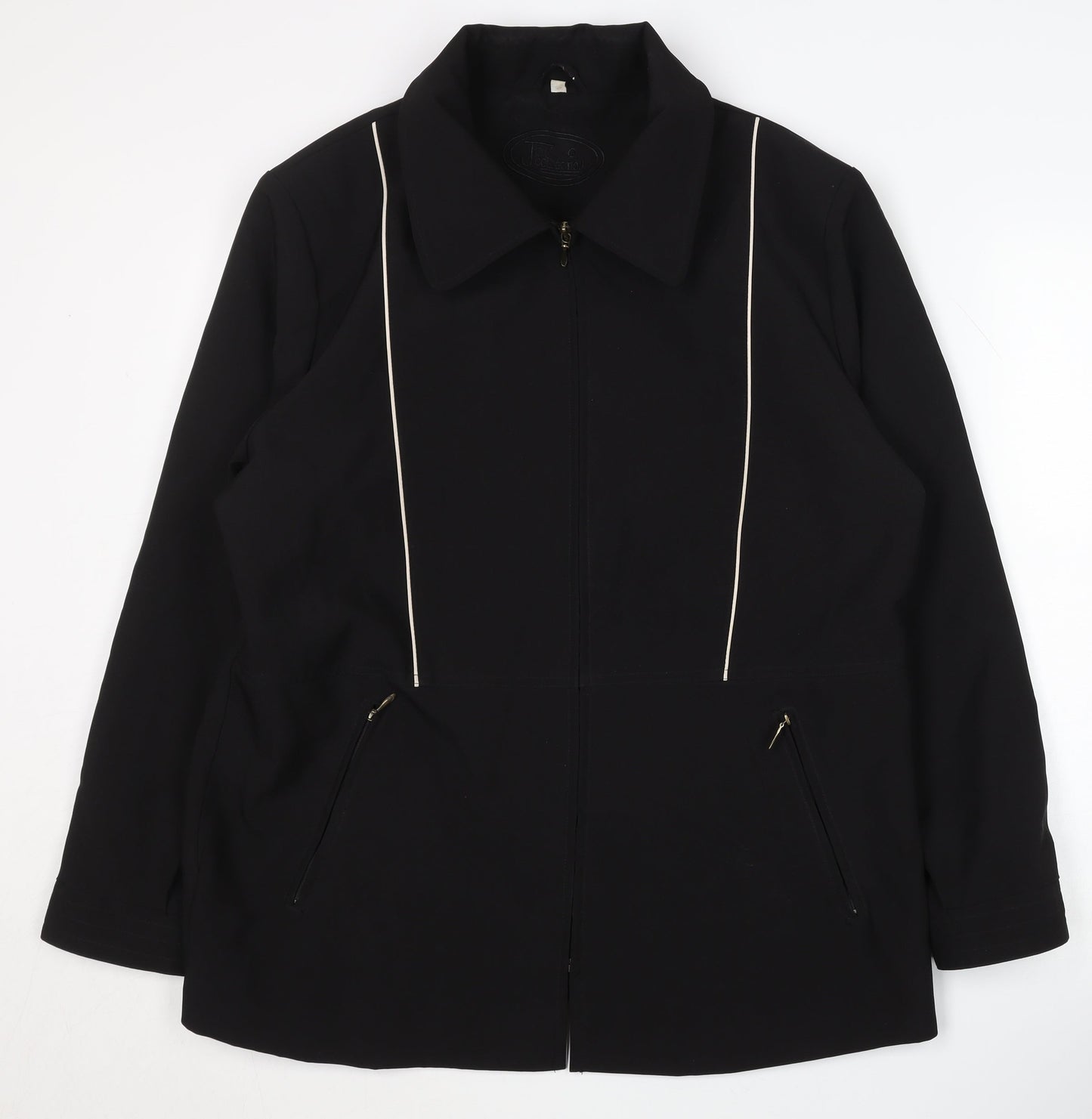 JBC Collection Women's Black Basic Jacket Size 16