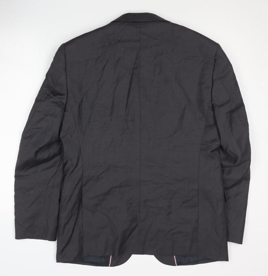 Danieli Men's Grey Two-Button Blazer Jacket 38S