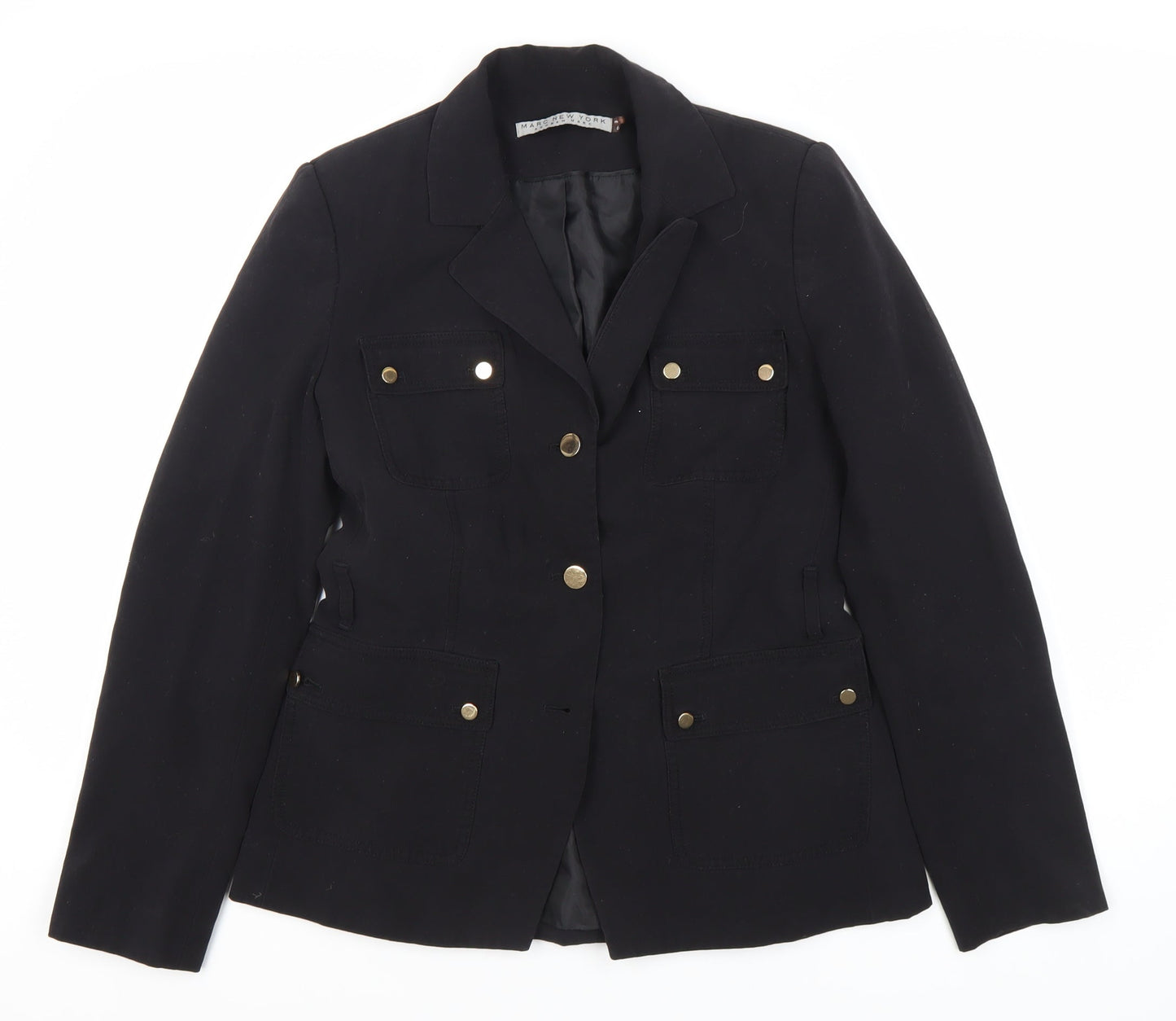 Marc New York Women's Black Blazer Size 6 Long Sleeve