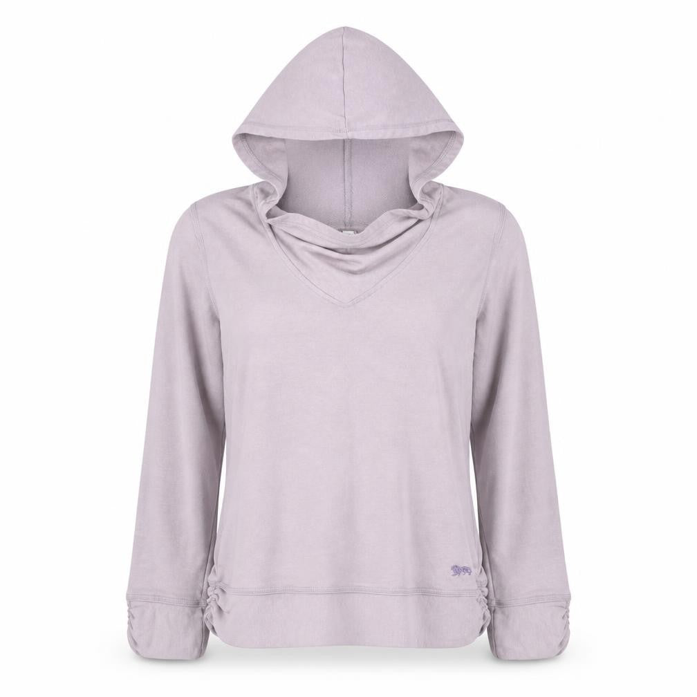 Womens UK 12 Regular Lonsdale Purple Pullover Hoodie