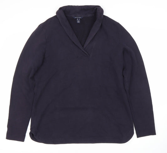 Lands' End Men's Blue Pullover Sweatshirt, Size L