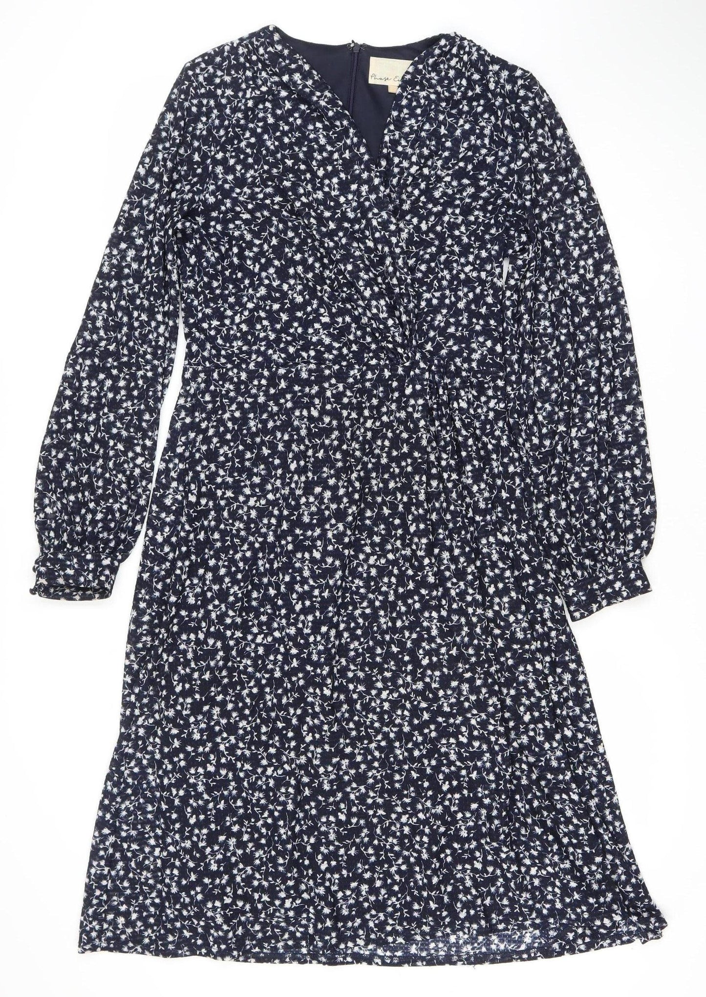 Phase Eight Women's Blue Floral A-Line Dress