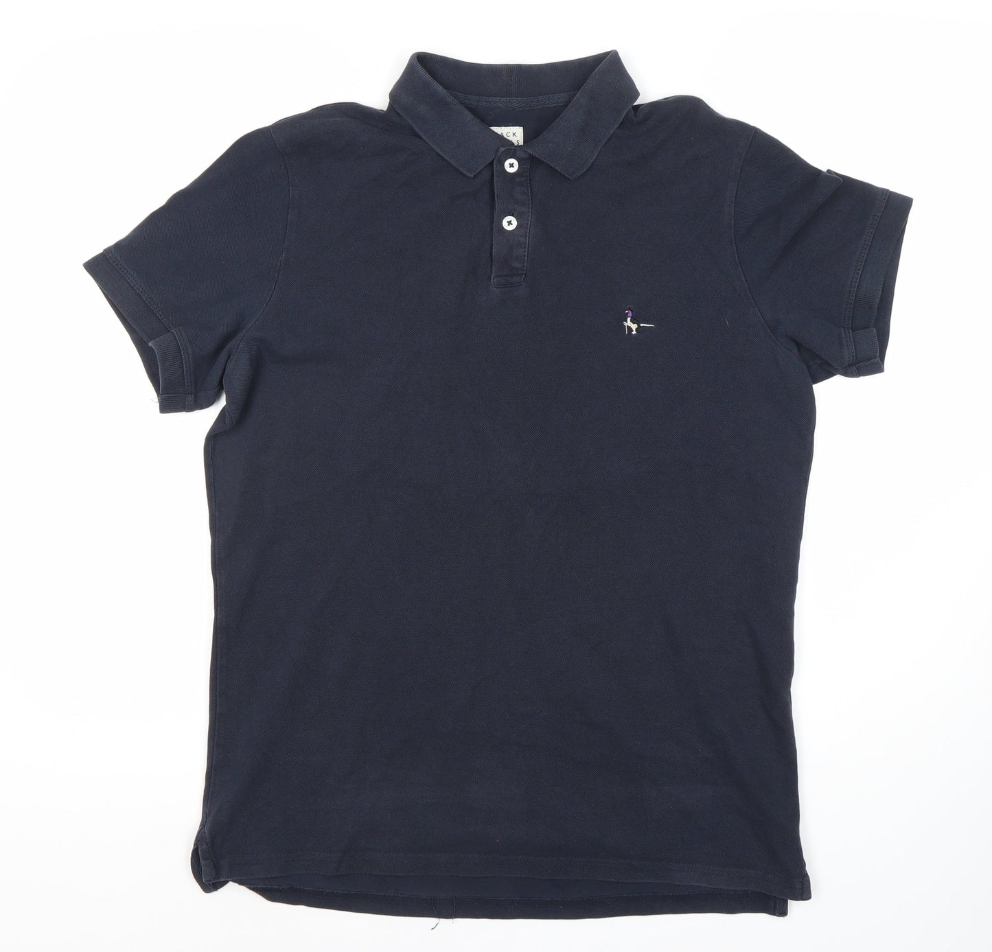 Jack Wills Men's M Blue Polo Shirt - Short Sleeves