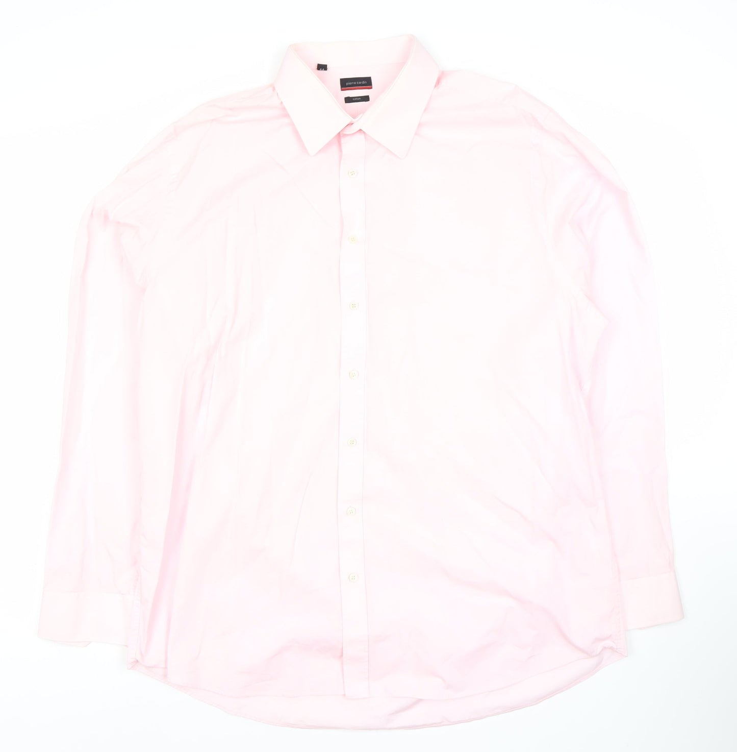 Pierre Cardin Men's Pink Dress Shirt Size 17.5