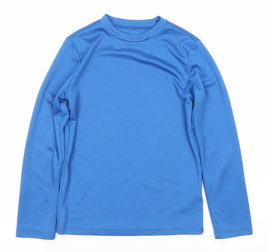 Old Navy Boys Blue Long Sleeve T-Shirt - Size 8