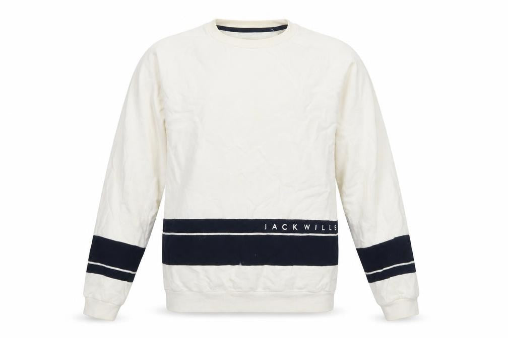 Mens UK S Regular Jack Wills Ivory Pullover Sweatshirt