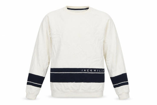 Mens UK S Regular Jack Wills Ivory Pullover Sweatshirt