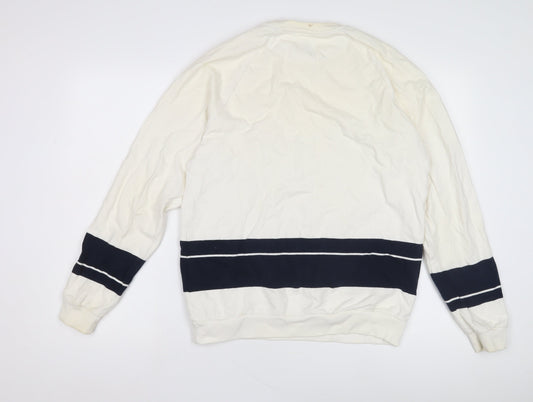 Jack Wills Men’s Ivory Logo Sweatshirt S