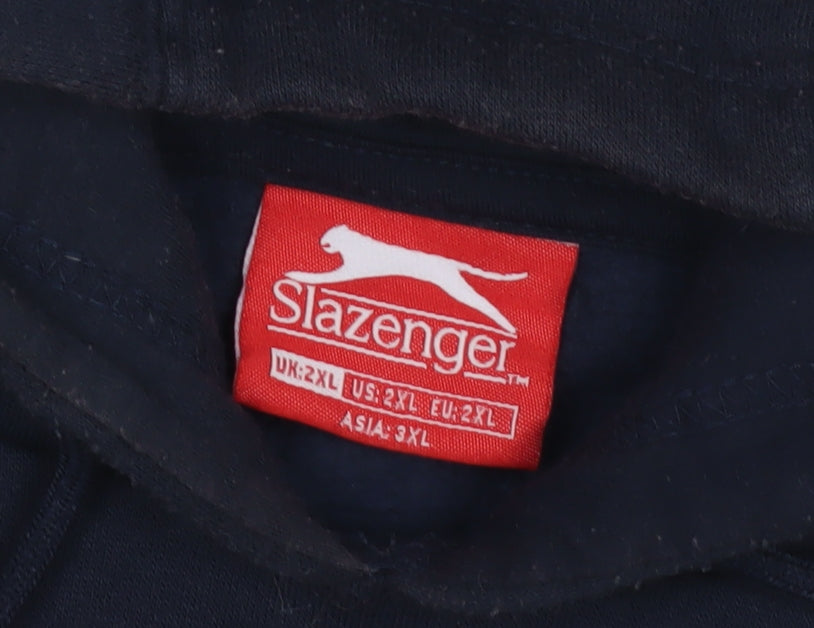 Slazenger Men's Blue 2XL Pullover Hoodie