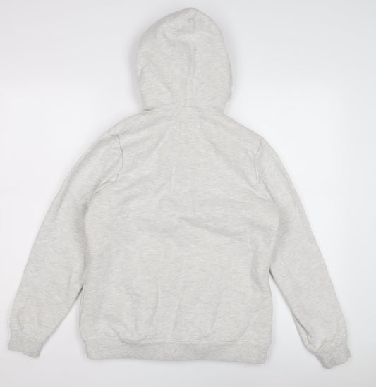 TOG24 Women's Grey Full Zip Hoodie, Size 10, Casual Fleece