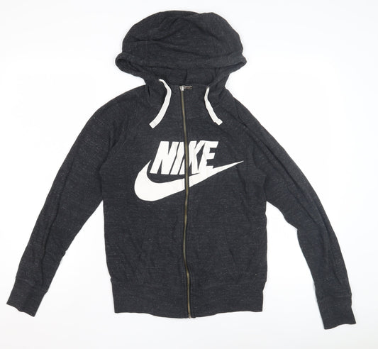 Nike Boys Black Full Zip Hoodie S - Casual Style