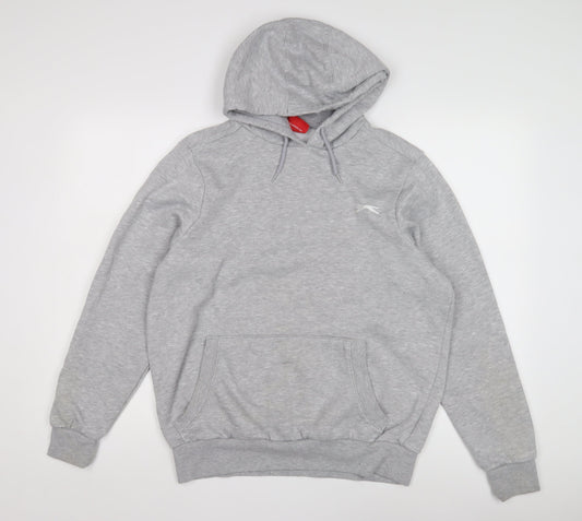 Slazenger Men's Grey Pullover Hoodie S