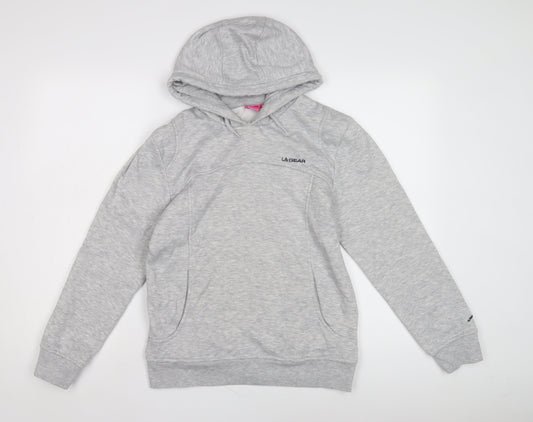 LA Gear Women's Grey Pullover Hoodie Size 8