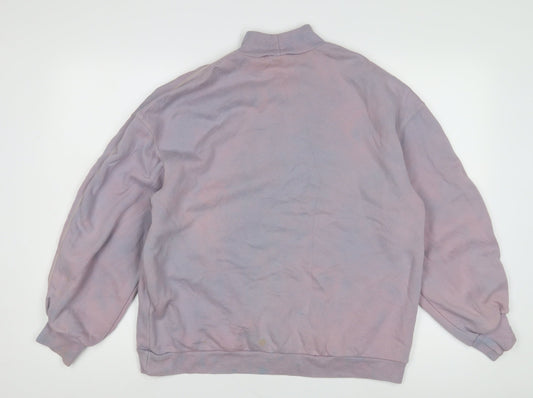 Bershka Women's Purple Sweatshirt, S, Casual Wear