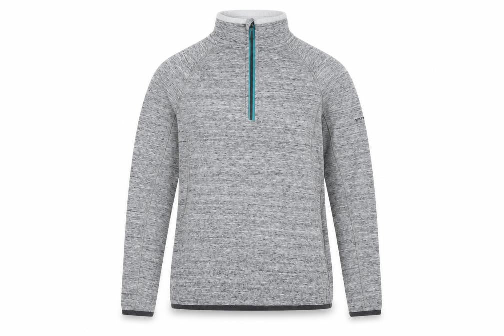 Womens UK S Athletic Trespass Grey Pullover Sweatshirt