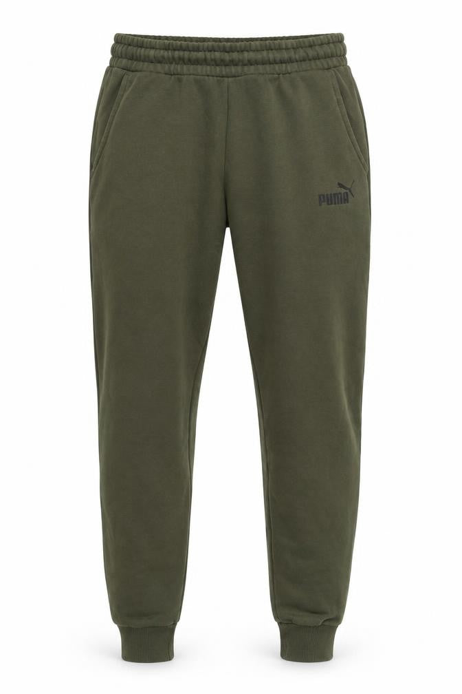 Puma Men's Green Jogger Trousers, M, for Gym & Casual
