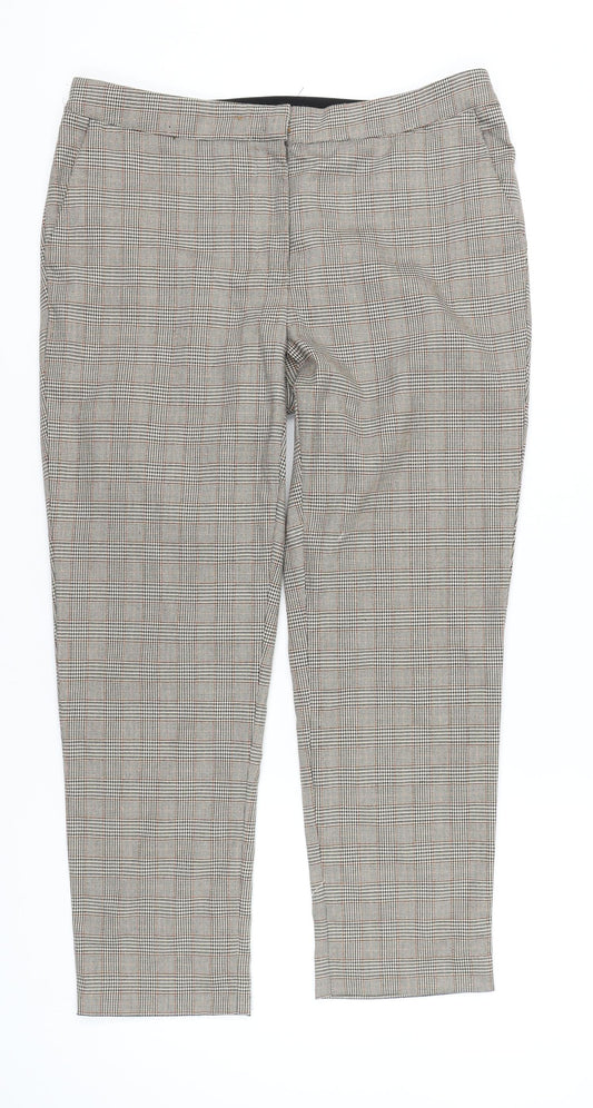 October Woman Check Trousers - Women's Medium