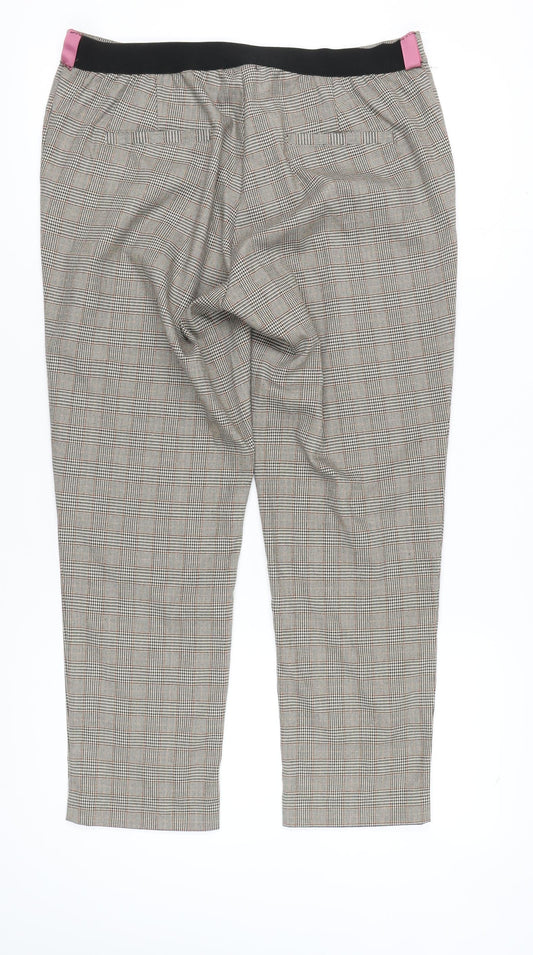 October Woman Check Trousers - Women's Medium