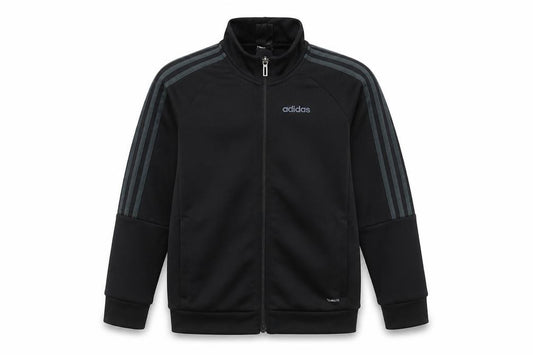 Adidas Boys Black Full Zip Sweatshirt 11-12 Years