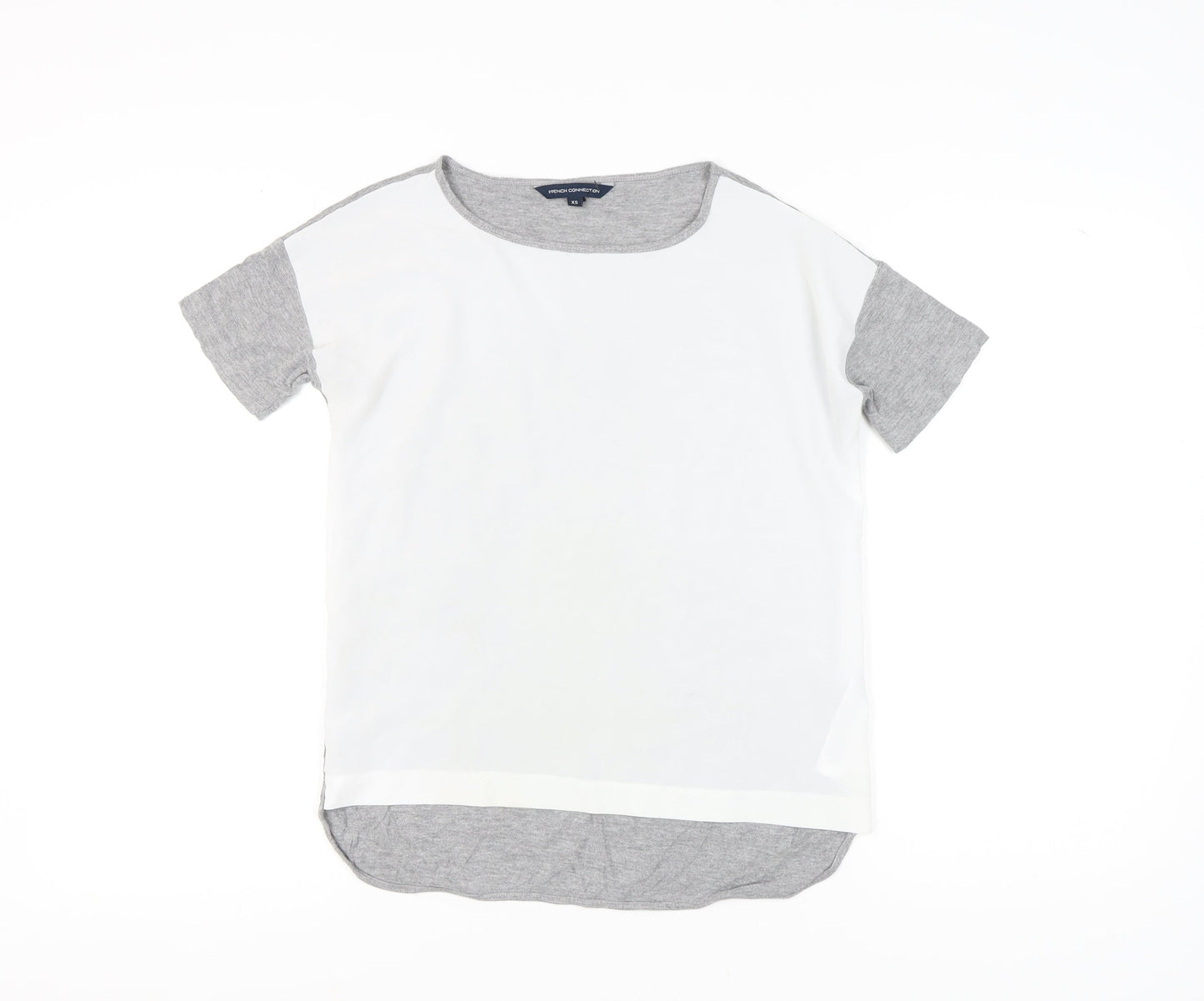 French Connection Women's Grey XS Crew Neck T-Shirt