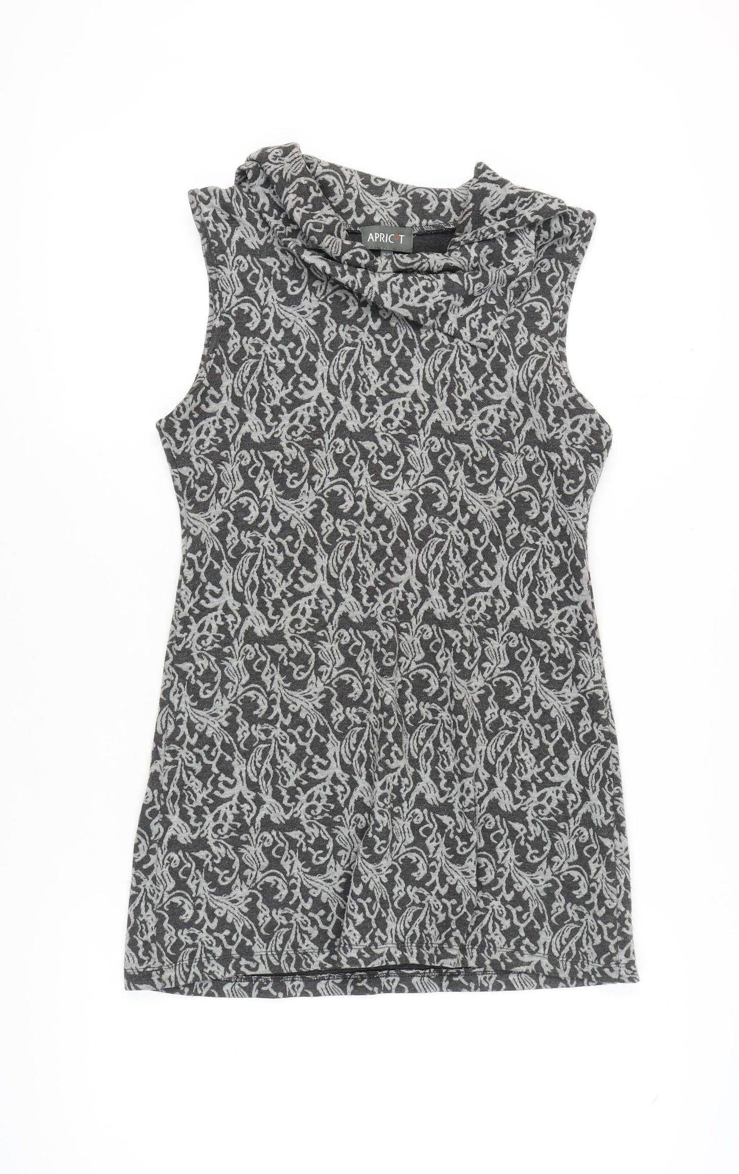 Apricot Women's Grey Sleeveless Cowl Neck Dress