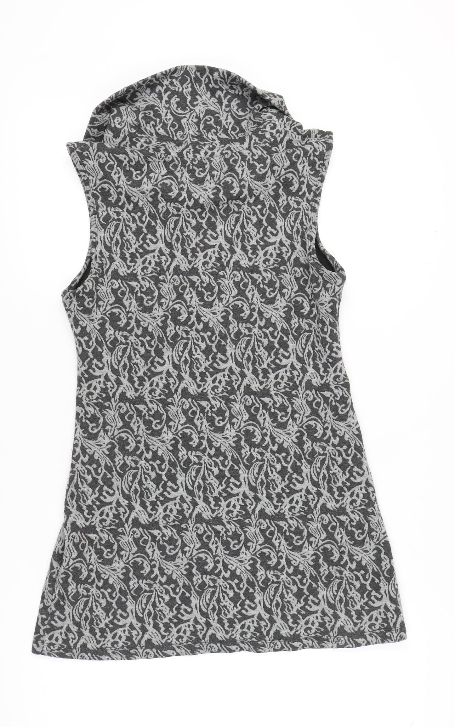 Apricot Women's Grey Sleeveless Cowl Neck Dress