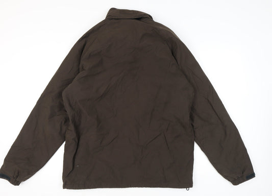 GANT Men's XL Brown Basic Jacket with Zip Pockets