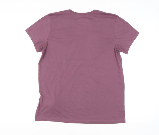 Under Armour Purple Unisex T-Shirt L - Casual, Sporty Style