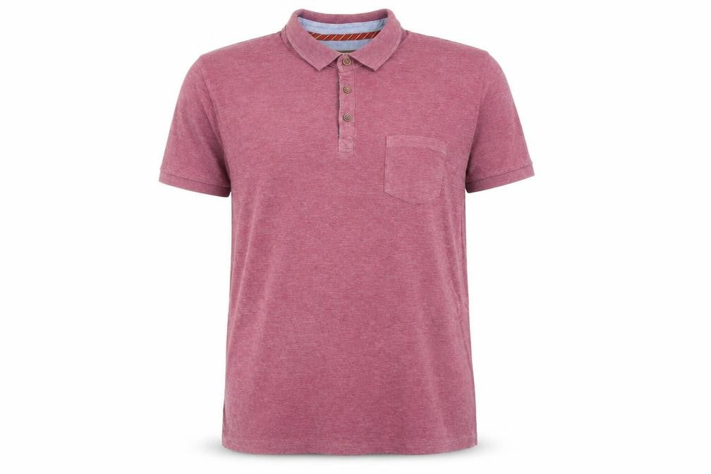 Brave Soul Men's Red Polo Shirt XL Short Sleeve Solid