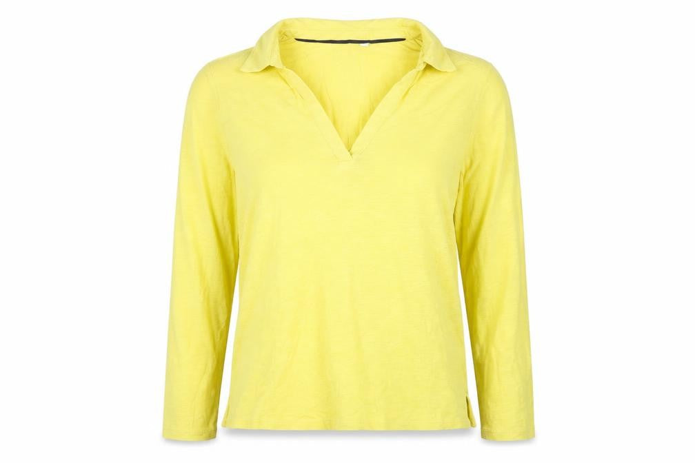 Womens UK Size L Boden Yellow 100% Cotton T-Shirt