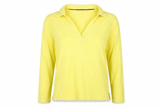 Womens UK Size L Boden Yellow 100% Cotton T-Shirt
