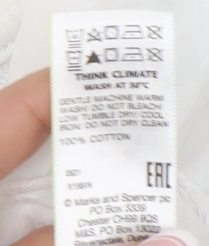 Marks and Spencer Women's White Pullover Sweatshirt Size 20