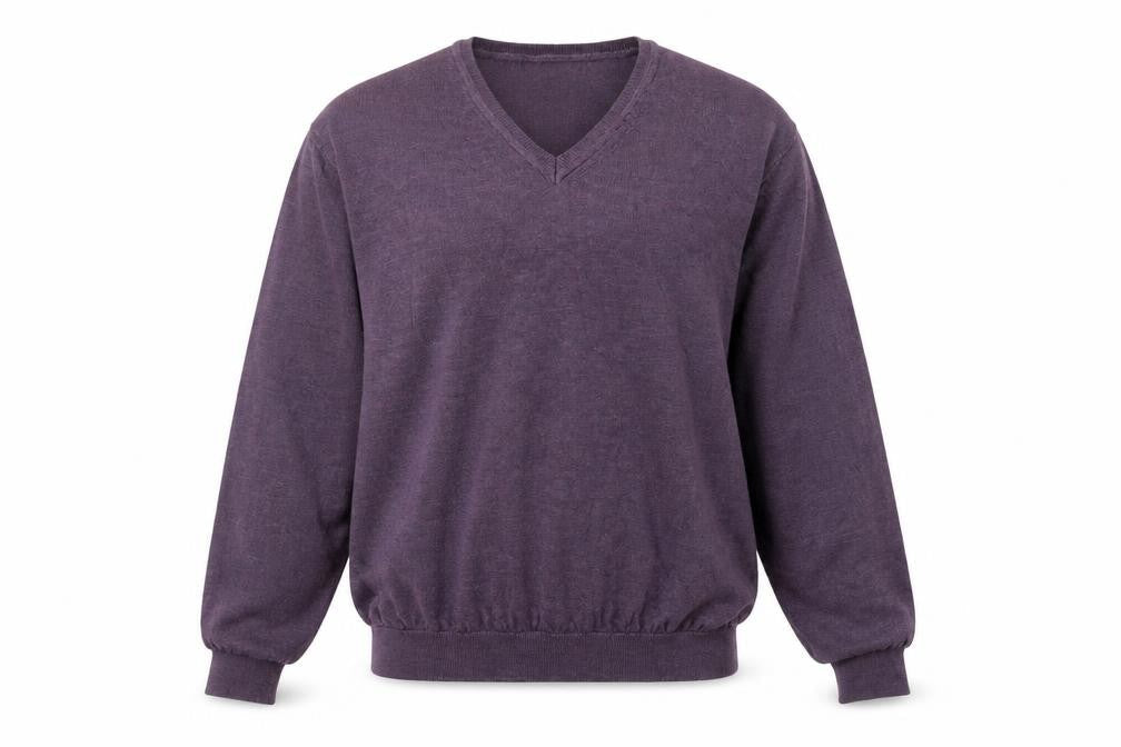 Marks and Spencer Men's Purple XL Slim Fit Pullover