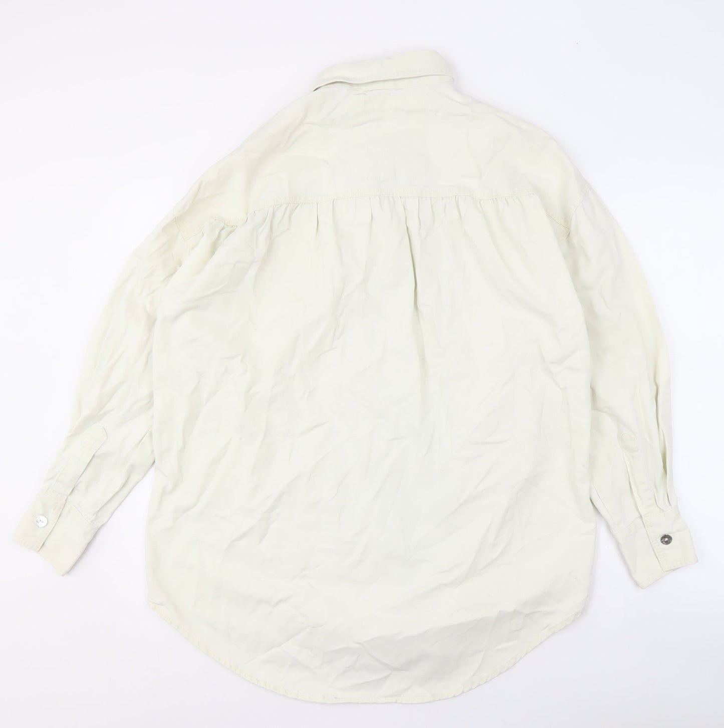 River Island Ivory Women's Embroidered Button-Up Shirt