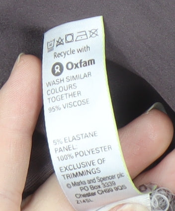 Autograph Women's Grey Blouse, Size 14, Viscose Blend