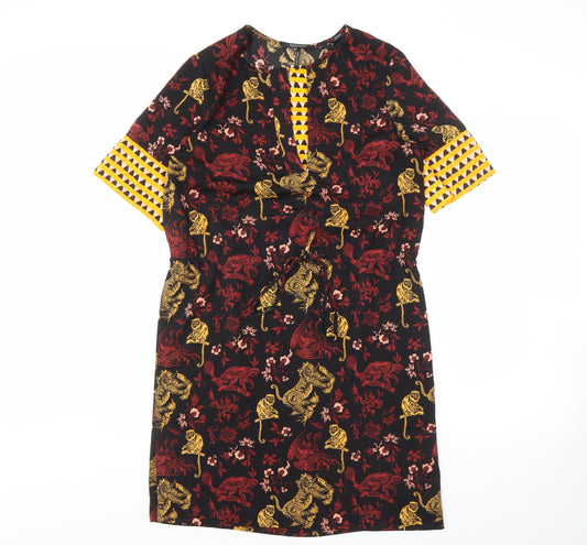 Scotch & Soda Women's Multicoloured Animal Print Dress XS