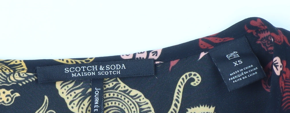 Scotch & Soda Women's Multicoloured Animal Print Dress XS