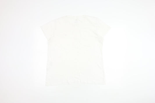 Levi's Unisex White T-Shirt L Classic Crew Neck