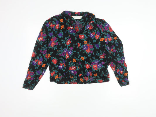 St Michael Women's Floral Blouse, Multicoloured, Size 14